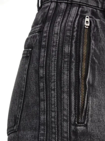 Pantaloni Adidas cu broderie negru