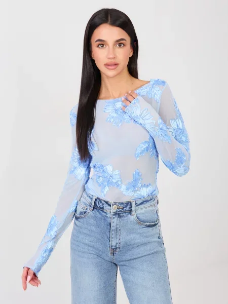 Bluză Italy Moda albastru