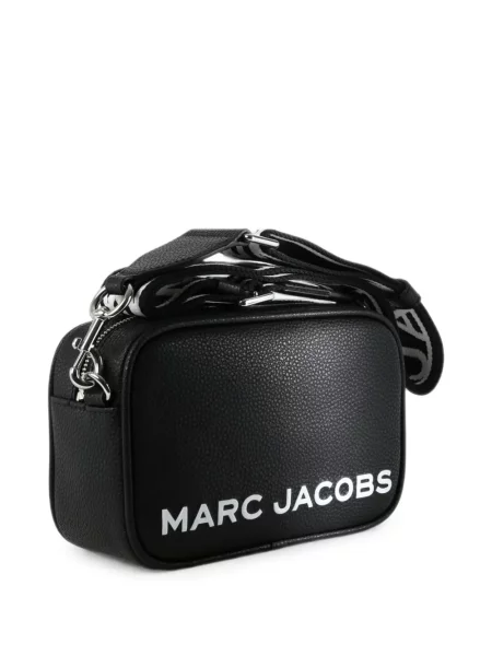 Geantă Marc Jacobs din piele cu imagine negru