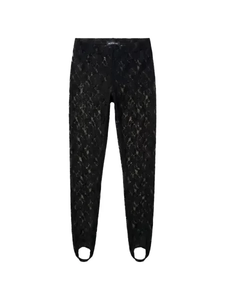 Pantaloni Herskind din dantelă negru