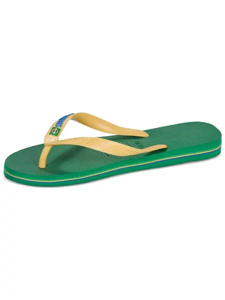HAVAIANAS Žabky BRASIL / žlutá / zelená modrá