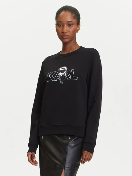 KARL LAGERFELD Суитшърт черен