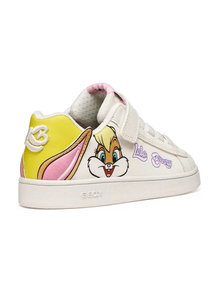 Geox Детски маратонки ECLYPER x Looney Tunes бяло