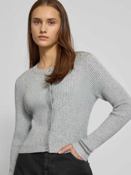 Kurtka z dzianiny o kroju regular fit z mieszanki model ‘KATIA’ Only