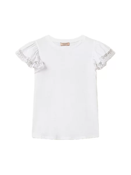 Koszulka polo Twinset biała
