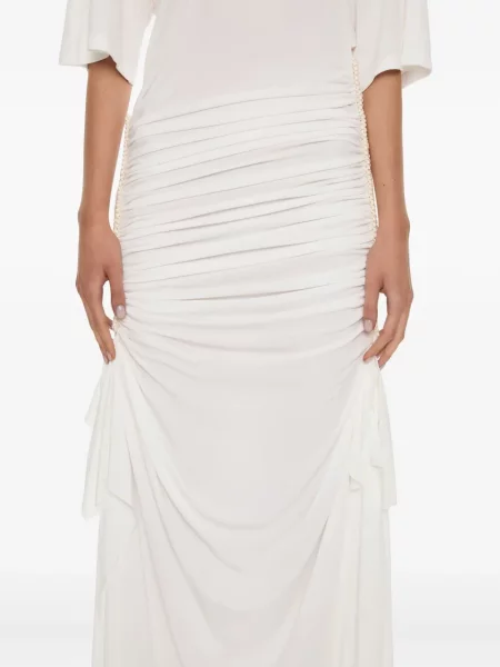 Rochie maxi Christopher Esber de costum alb