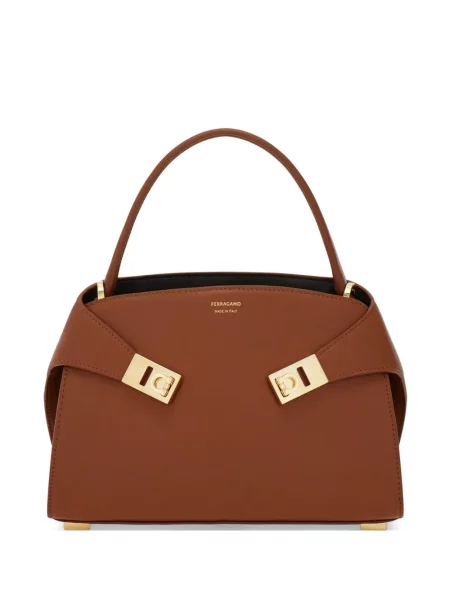 Geantă Ferragamo maro