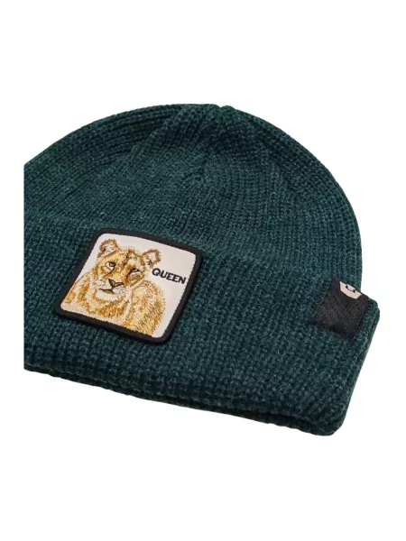 Lniana czapka Goorin Bros zielona