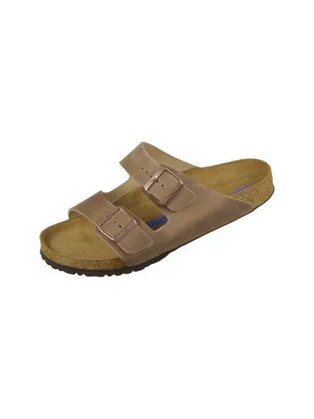 Pantofi Birkenstock din nubuc maro