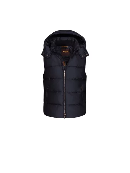 Kamizelka Moorer wełniana niebieska