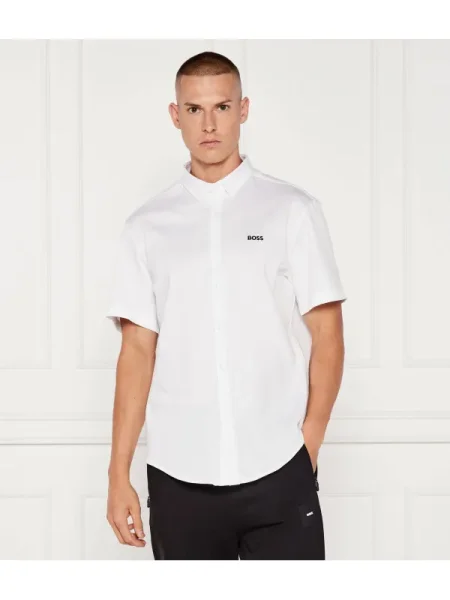 BOSS GREEN Cămașă Koszula B_Motion S | stretch alb