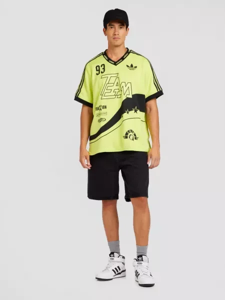 ADIDAS ORIGINALS Majica TEAM limeta zelena / crna