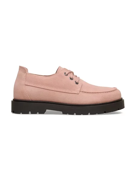Birkenstock pantofi de piele întoarsă Highwood Moc Lace Low