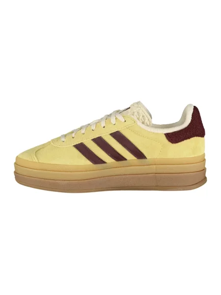 Sneakersy Adidas na platformie żółte