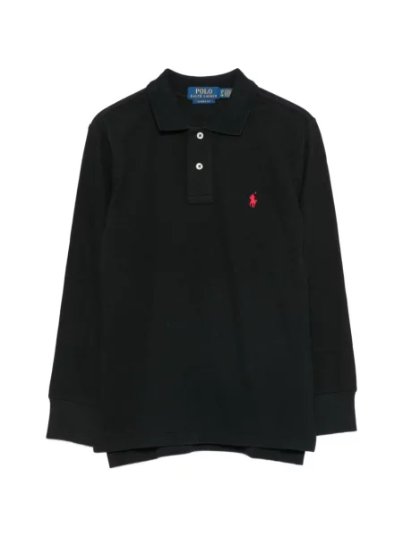 Koszulka polo dziecięca Polo Ralph Lauren czarna