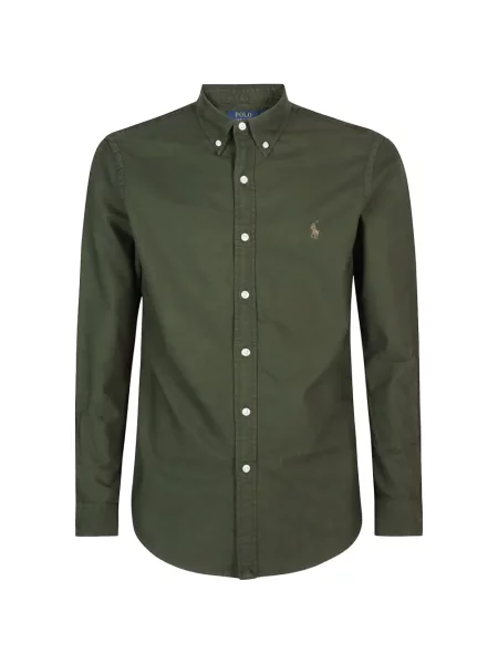 Lung cămașă Polo Ralph Lauren verde