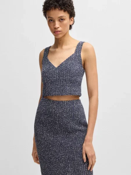 Топ Boss синій