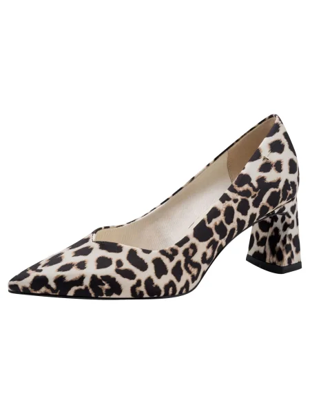 Tamaris Pumps crem / maro cămilă negru