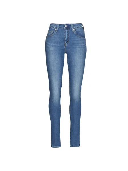 Blugi skinny Levi's® cu talie înaltă albastru
