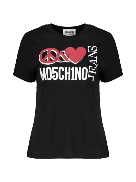 Tricou Moschino cu imagine negru