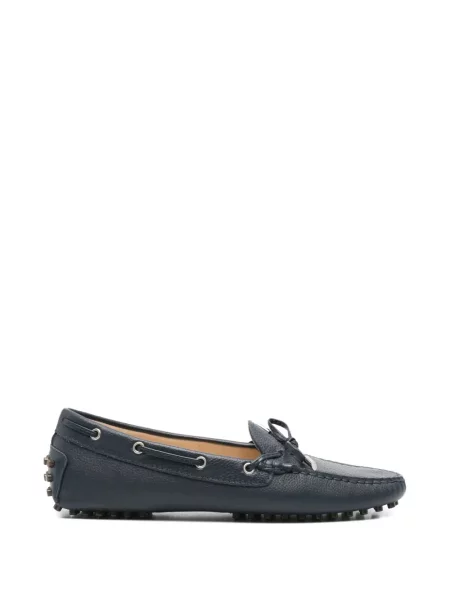 Pantofi loafer Sergio Moretti Firenze cu funde albastru