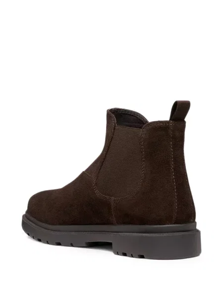 Botine chelsea Geox din piele de căprioară maro