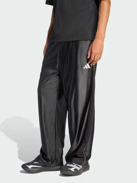 Повседневные переработанный брюки Adidas черные
