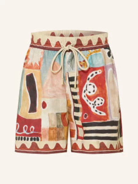 Alémais Szorty Lniane Michelle beige czarne