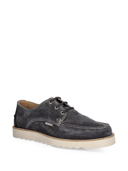 Pantofi derby Barbour din piele de căprioară gri