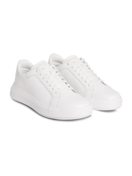 Superge Calvin Klein Chunky Low Top Lace Up Mono bela