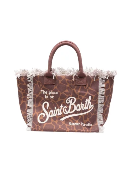 Shopperka Mc2 Saint Barth brązowa
