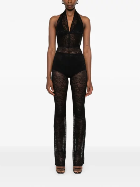 Kombinezon Alchemy koronkowy czarny