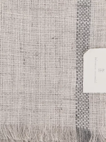 Fular Brunello Cucinelli cu broderie