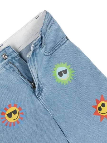 Szorty jeansowe dziecięce Stella Mccartney niebieskie