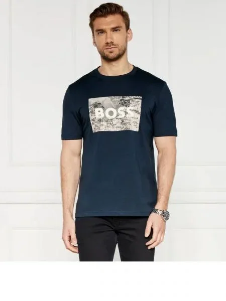 BOSS ORANGE Tricou TE_BUILDING portocaliu