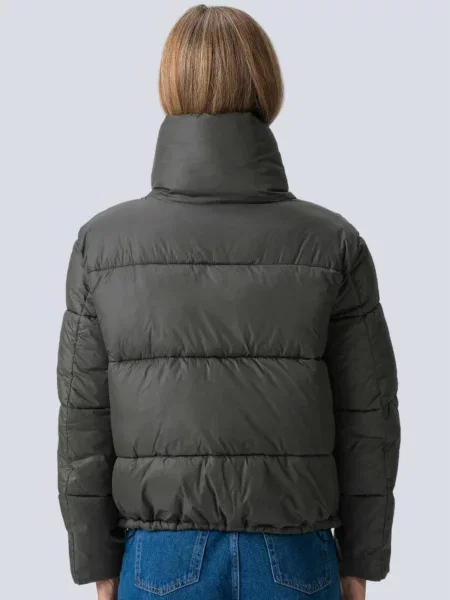 TEESHOPPEN Geacă de iarnă Short Puffer oliv