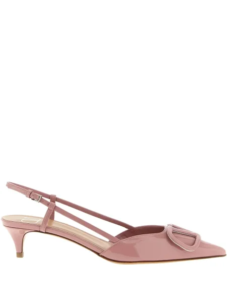 Pantofi cu toc Valentino Garavani slingback roz