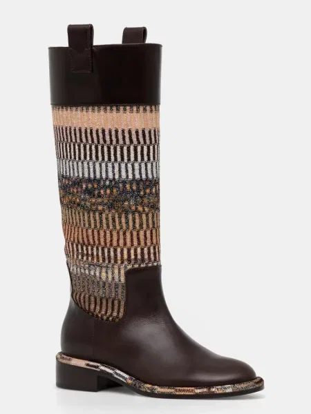 Missoni cizme Clo femei cu drept maro