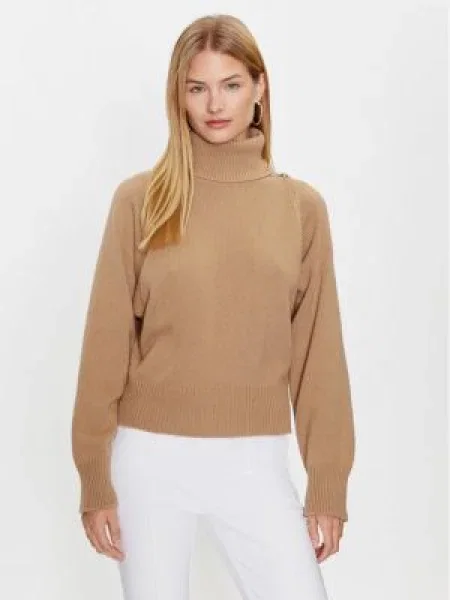 Liu Jo Bluză cu gât maro