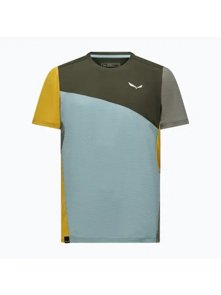 Tricou de trekking pentru bărbați Salewa Puez Sporty Dry dark olive/multi kaki