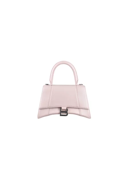 Torebka Balenciaga skórzana retro różowa