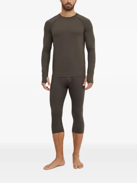 Decupat leggings Peak Performance cu autograf gri