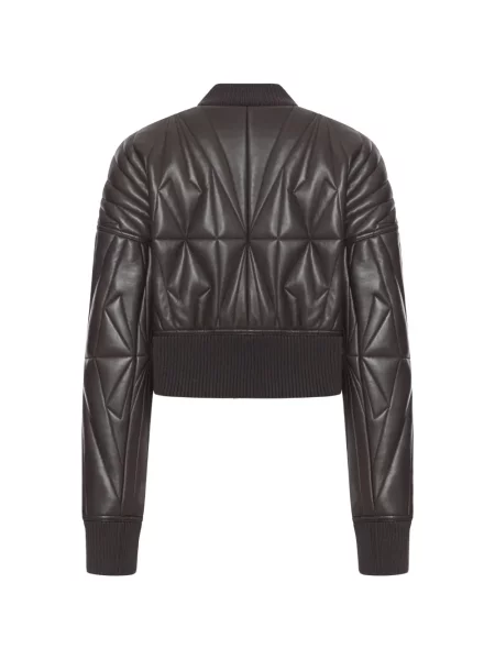 Geanta de piele Moncler maro