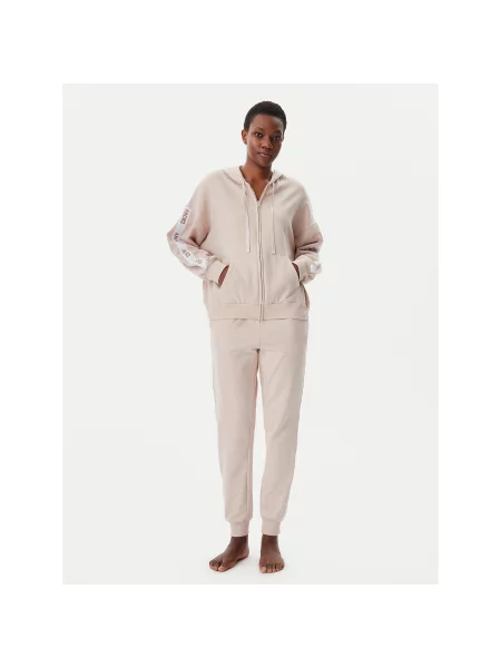 DKNY Pižama Relaxed Fit bež