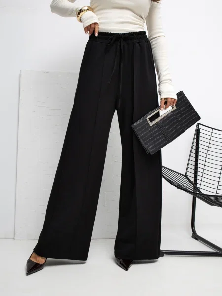 Pantaloni sport Rue Paris negru