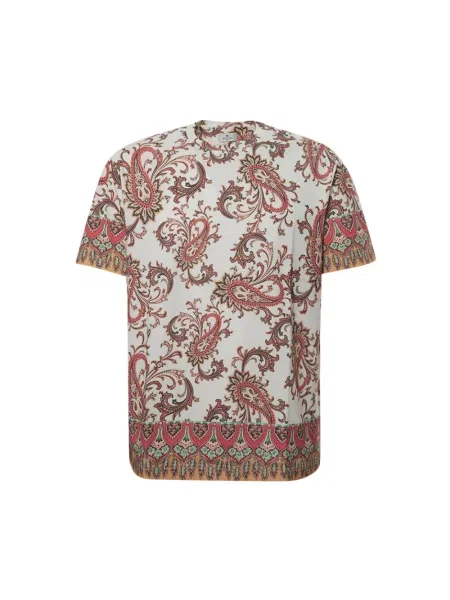 Koszulka Etro z wzorem paisley