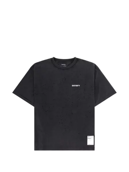 Tricou Satisfy zdrențuiți negru