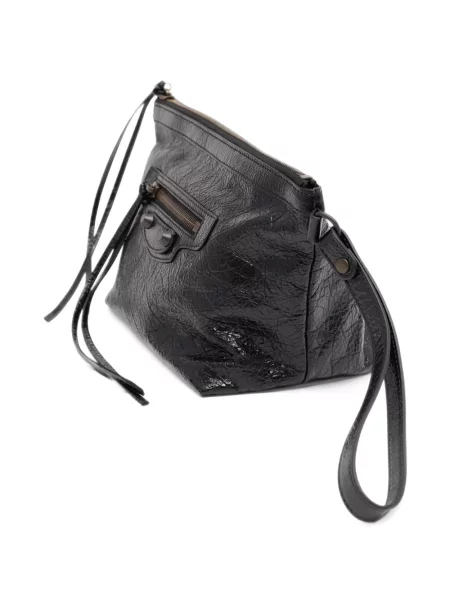 Кожена чанта тип портмоне Balenciaga черно