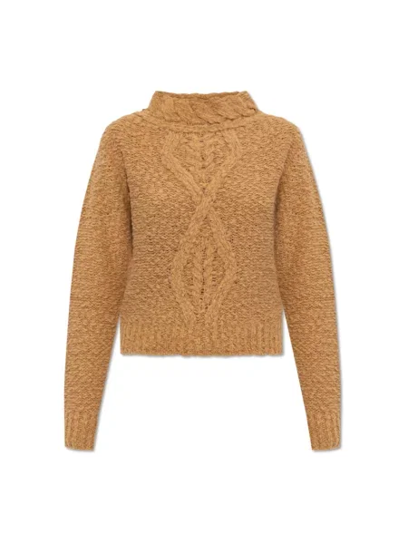 Sweter Isabel Marant brązowy