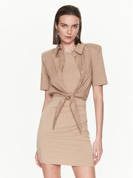 Patrizia Pepe Rochie de zi bej